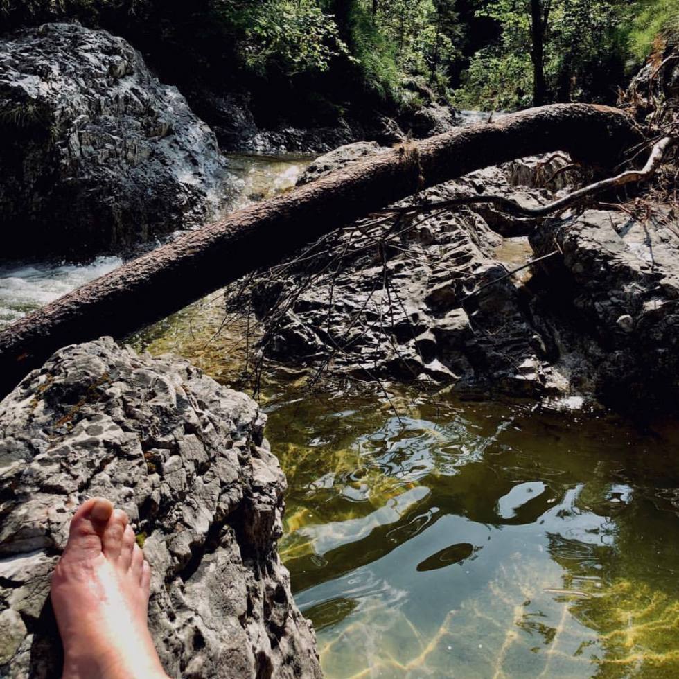 Ice cold feet - by Helmut Hoffer von Ankershoffen