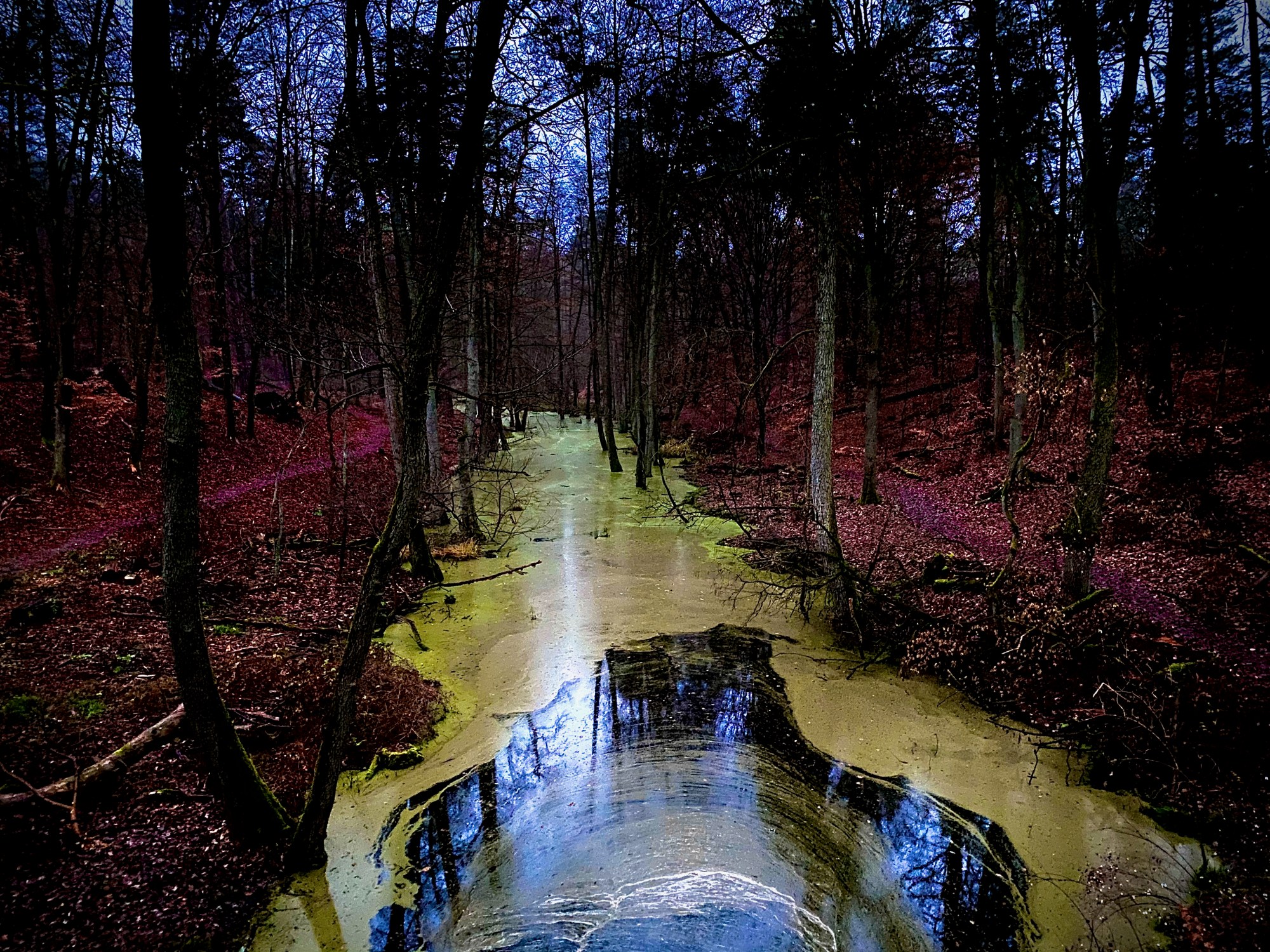 Colorful night in Brisetal - by Helmut Hoffer von Ankershoffen